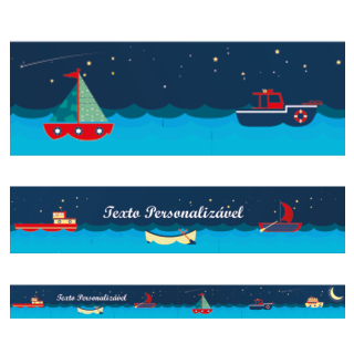 Faixa para Parede Barquinho