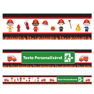 Faixa para Parede Bombeiro