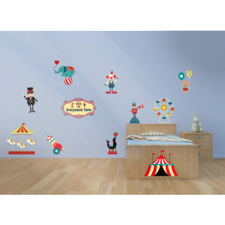 Kit Adesivo de Parede Circo / Parque