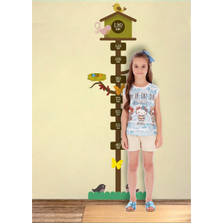 Régua de Crescimento - Passarinhos