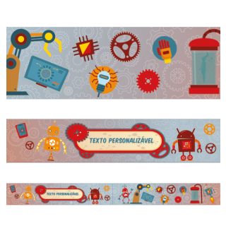 Faixa para Parede Robô